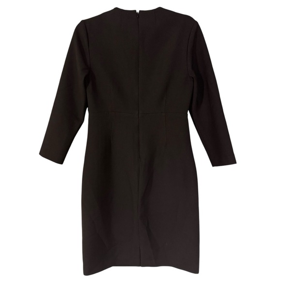 Aritzia Babaton Masu Dress Deep Plunge Black Size 8 - Picture 3 of 7